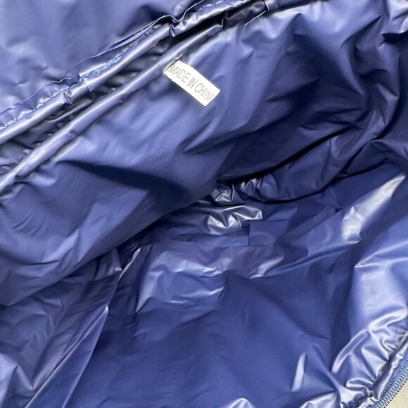 OLLI Backpack Bucket Cooler Navy Blue Insulated Bag Carry All Neoprene Zip - Picture 3 of 8